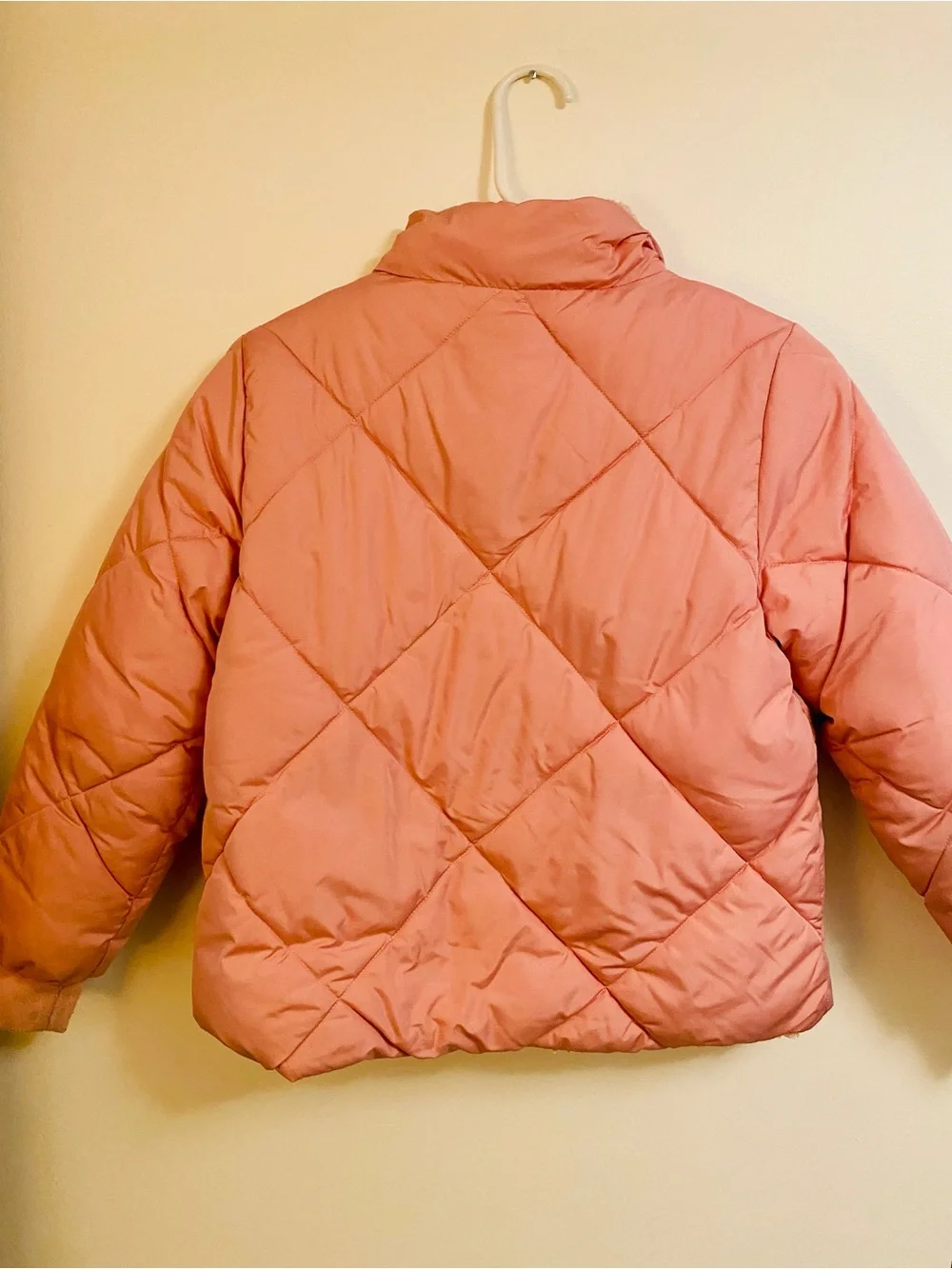 The Children’s Place Girls' Dusty Pink Reversible Puffer Jacket